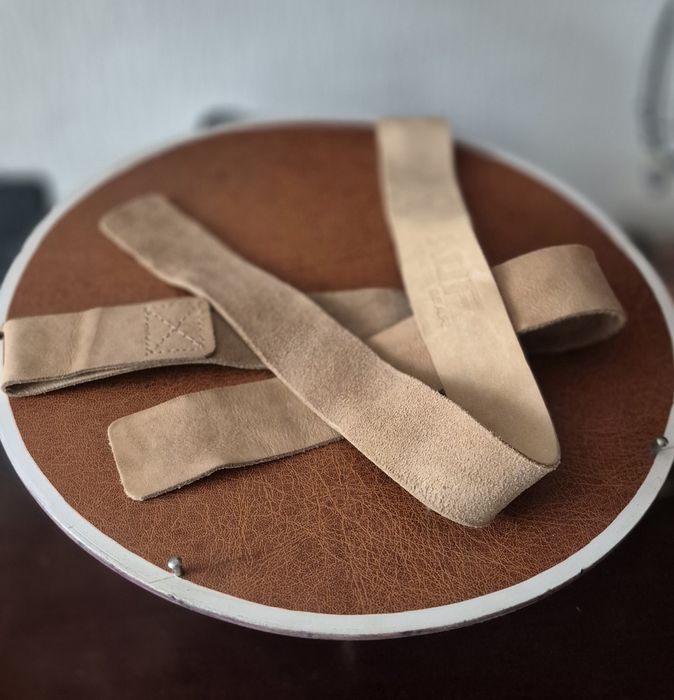 Paski skórzane AQF do hantli,sztangi