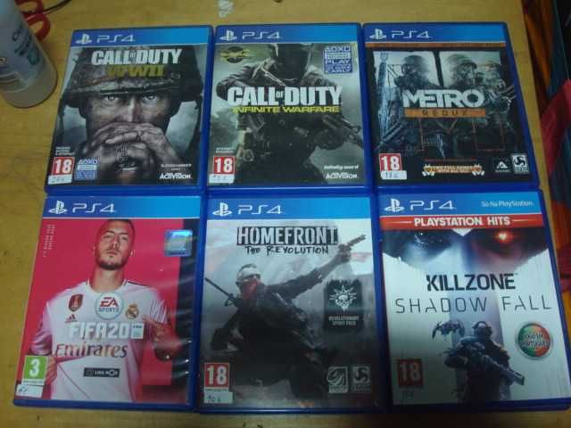 7 jogos originais  ps4 playstation 4 GTA 5 ETC