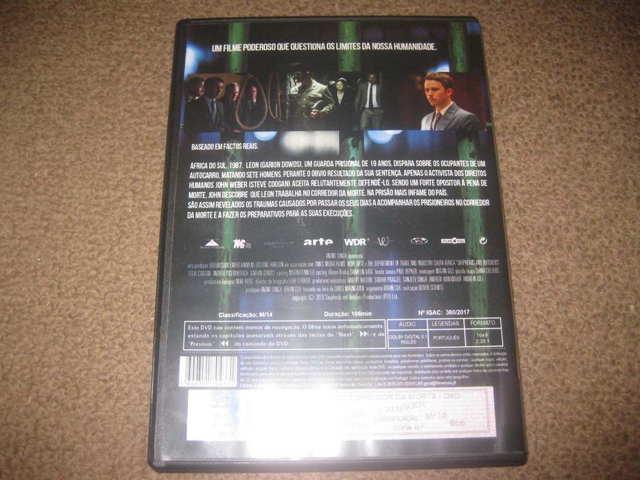 DVD "Ecos do Corredor da Morte" de Oliver Schmitz