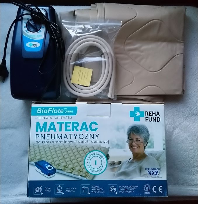 Przeciwodleżynowy materac pneumatyczny BioFloteTM 2000