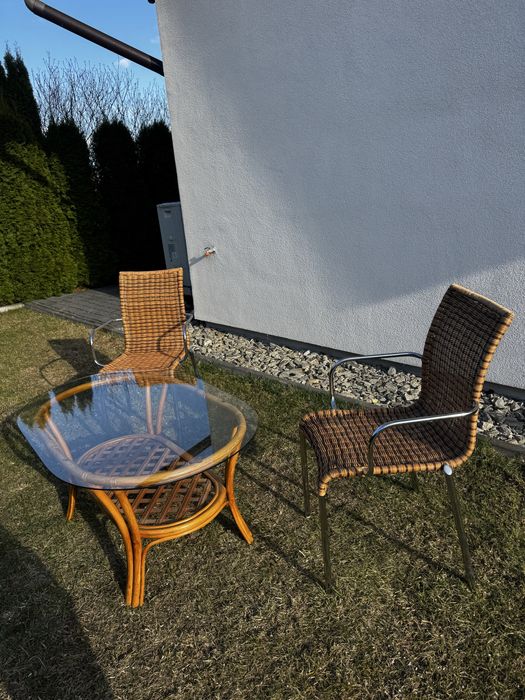 Zestaw ogrodowy ze stolikiem