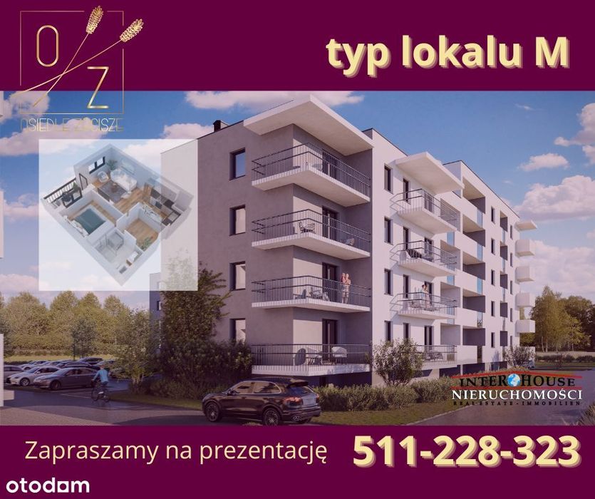 0% Mieszkanie na start lub pod inwestycję 2pok z aneksem, z loggią
