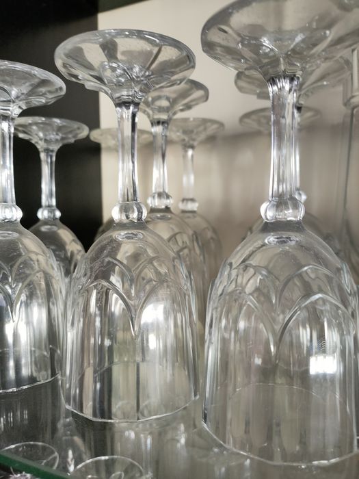 Serviço de copos semi cristal