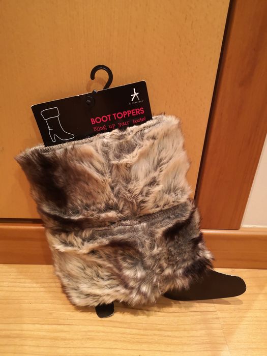 Cobertura de pêlo para botas, nova, Primark