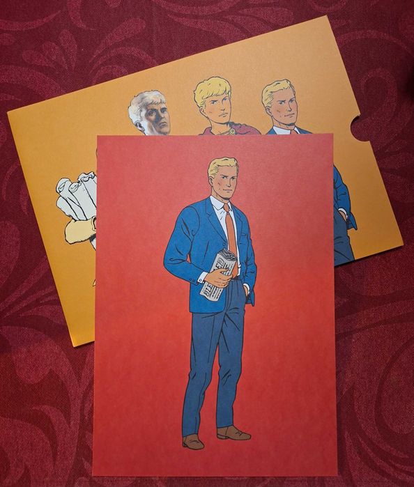 4 Ex Libris Jacques Martin. Banda desenhada franco-belga