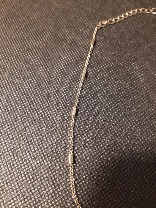 Łańcuszek damski imitacja złota długość 40cm