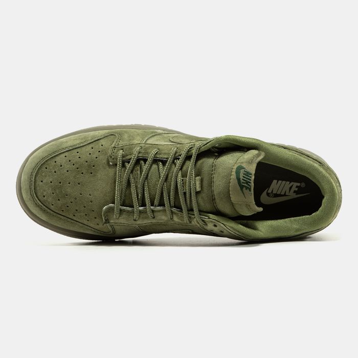 Кросівки КроссовкиNike SB Dunk Low x Supreme khaki Green Зелёный Зелений Хаки Хакі Кросовки повсякденні