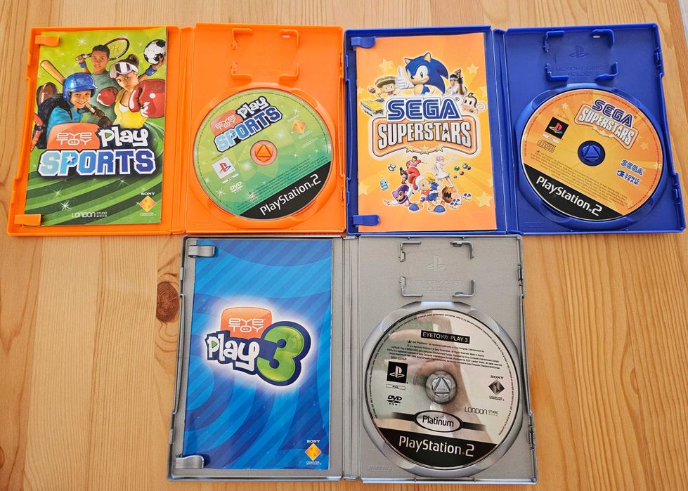3 jogos com câmara eyetoy