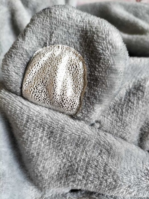 Szlafrok Boohoo szary miś M