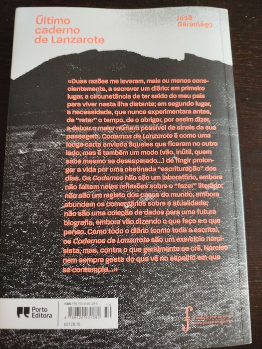 Último caderno de Lanzarote // José Saramago  (1.edi.)