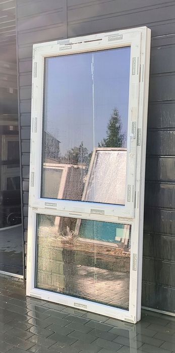 OKNO KacprzaK 106X213 OKNO Plastikowe PCV Białe Lider Okna OLX
