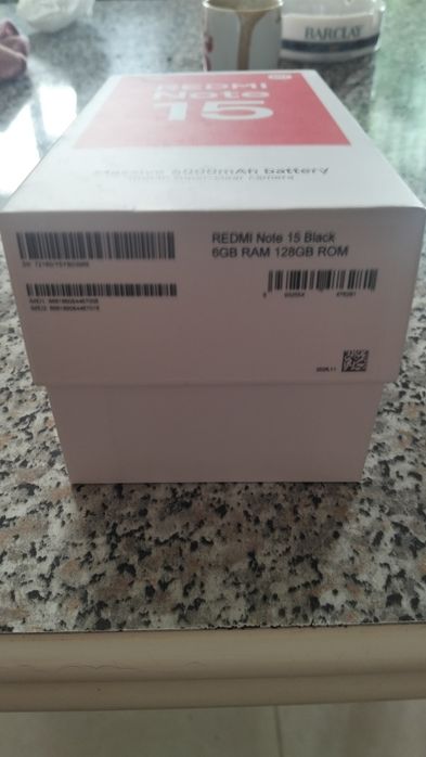 Redmi Note 15 – Como novo – Caixa + Fatura