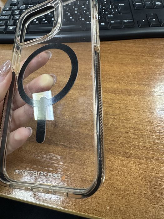 Чохол Gear4 Piccadilly MagSafe для iPhone 14 Pro Max прозорий