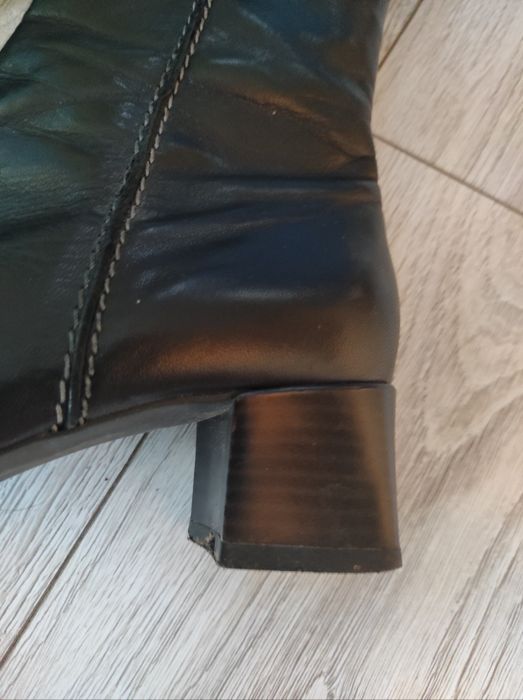 Buty botki 100% leather skóra rozm 38