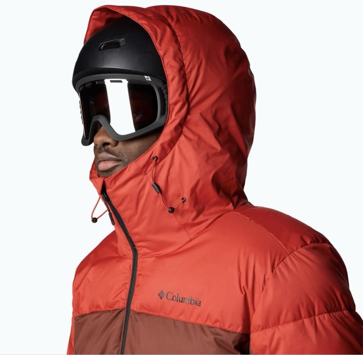 Чоловіча гірськолижна зимова куртка Columbia (червоний, синій, беж), L