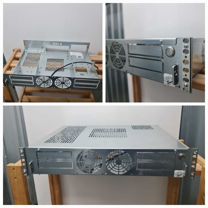 Obudowa RACK do szafy 19 cali R-CASE 4 RAW / Serwer 2U pod mATX/ITX