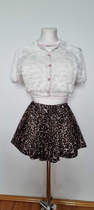 Dziecięca Spódniczka w Panterkę na Gumce 74/80 9-12 miesięcy NOWA