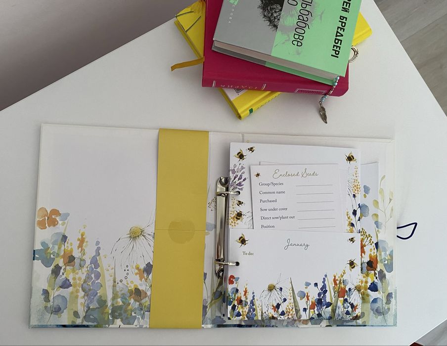 Планер КВІТНИКАРКИ для зберігання насіння