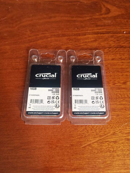 2x Crucial 16GB DDR4 3200MHz SODIMM RAM