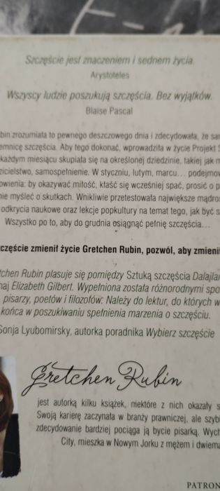 Gretchen Rubin projekt szczęście mindfulness styl życia zdrowie