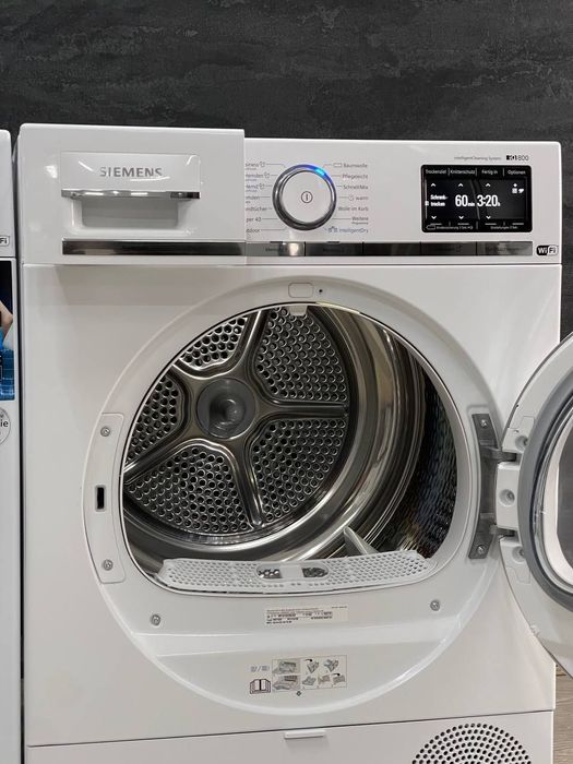 Виставка Комплект Пральна + Сушильна машина Siemens iQ800 WM16XF90/01.// WT47XE90/03 9kg Wifi