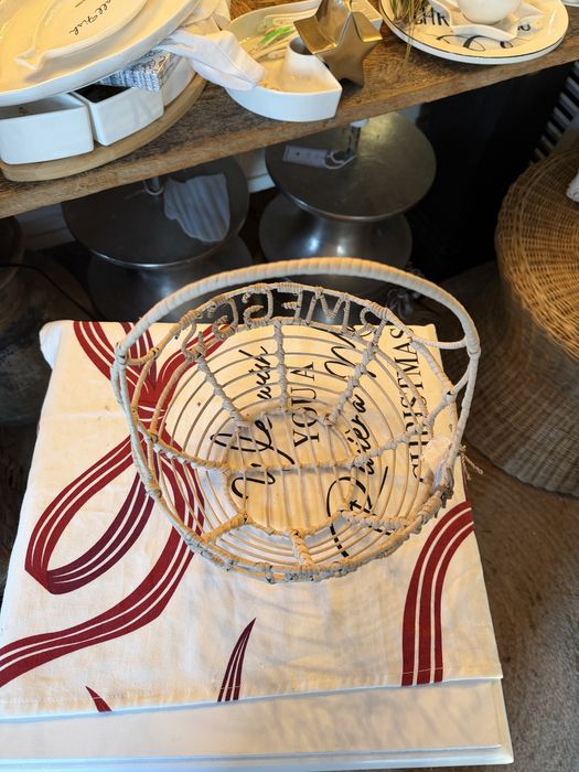 Riviera Maison ozdobny rattanowy koszyk wielkanocny na jajka