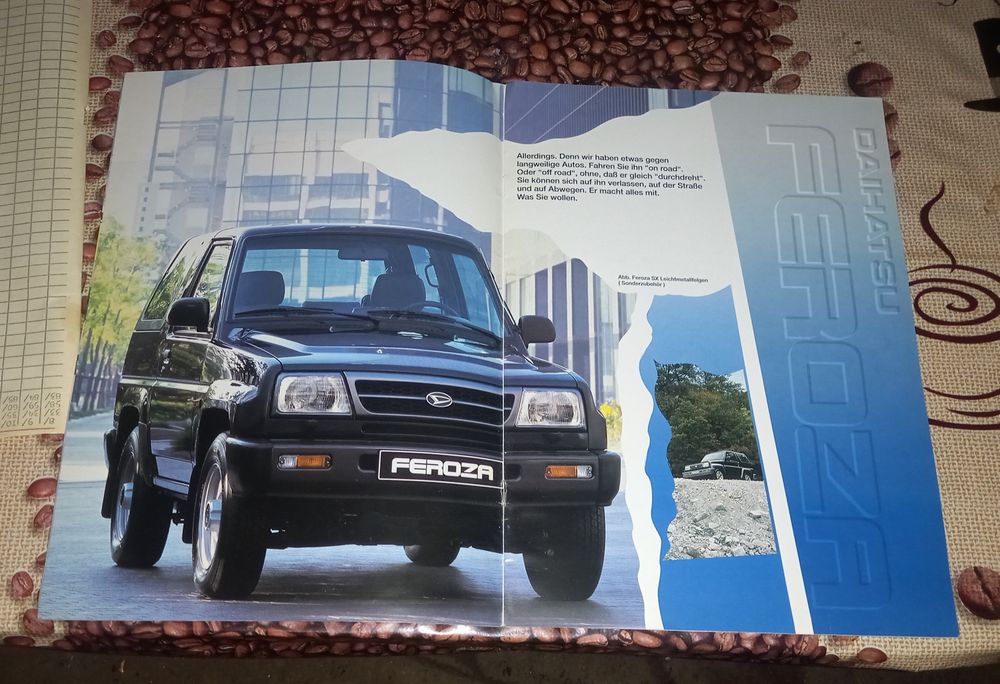 Журнал пособие Брошюра Daihatsu Feroza 06/1996