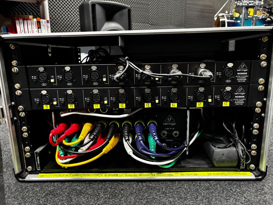 Rack Beringher X18 sistema de in ear