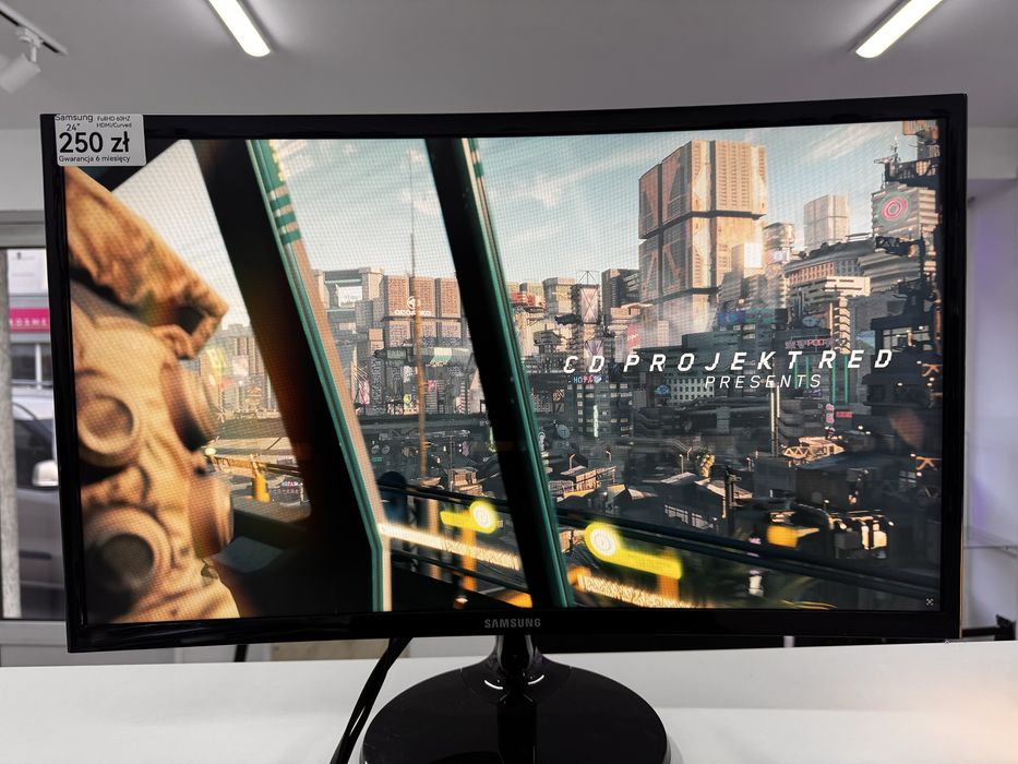 Monitor Samsung 24” zakrzywiony C24F390FHU Gwarancja