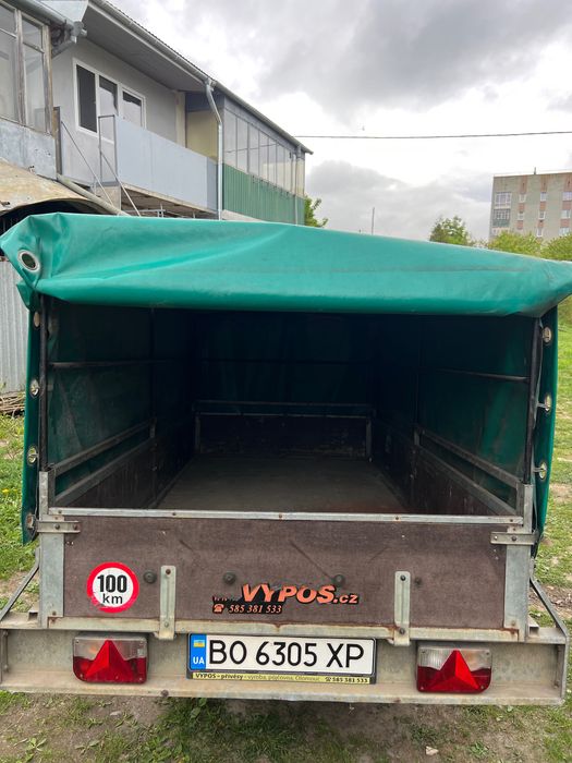 Продам причіп, прицеп, причеп,Vezeko Cargo D 08.2 — 750 кг | Гарний стан | З тентом