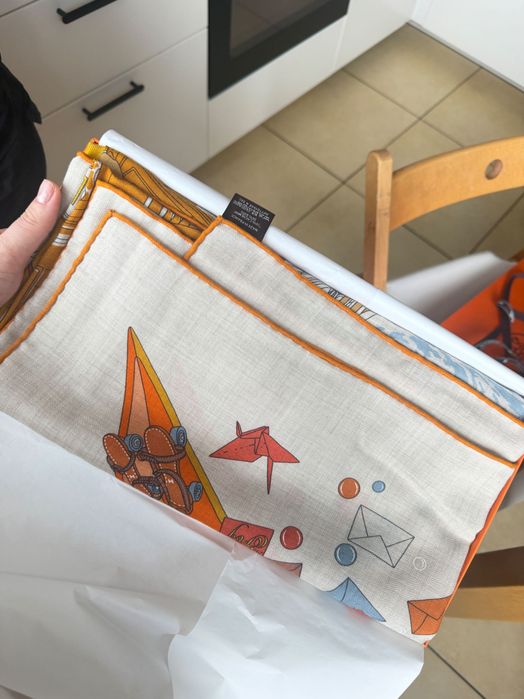 Hermes chusta duża