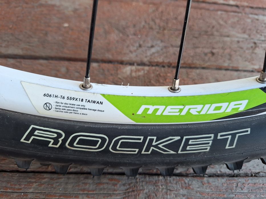 Колесо 26 (вилсет). обод alexrims, втулка deore, schwalbe rocket ron