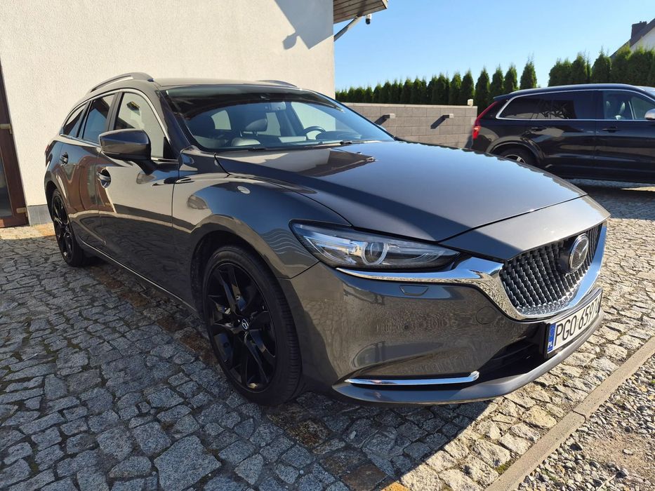 Mazda 6 2.0 Benzyna Alufelgi 19 Head UP Skóra BOSE Kamery 360 Radar NAWIGACJA