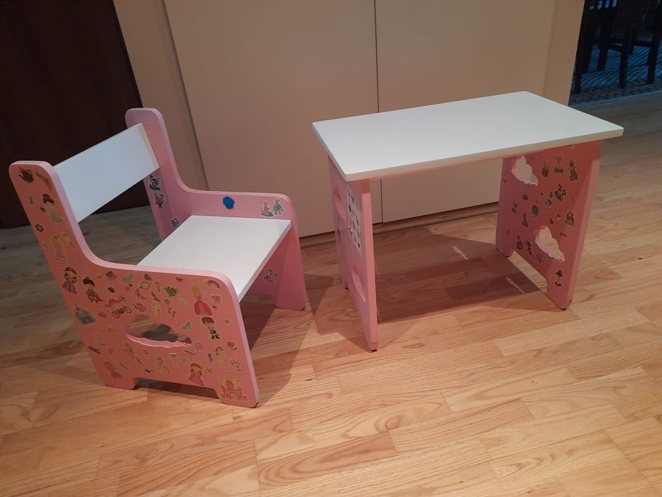 Stolik i krzesełko dziecięce