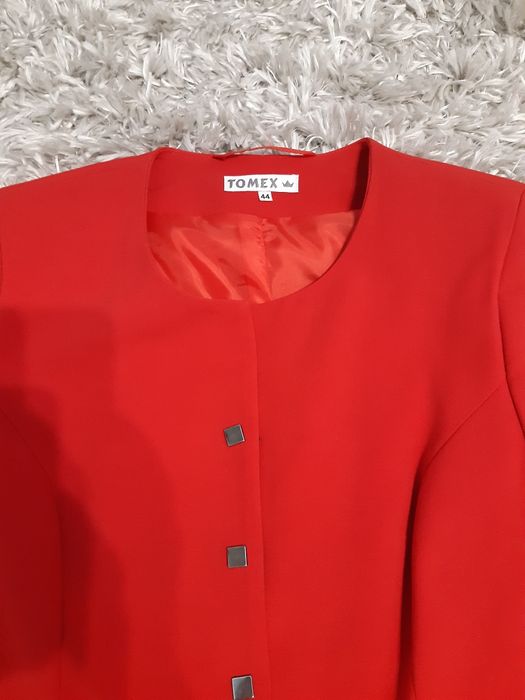 Płaszczyk 44 czerwony