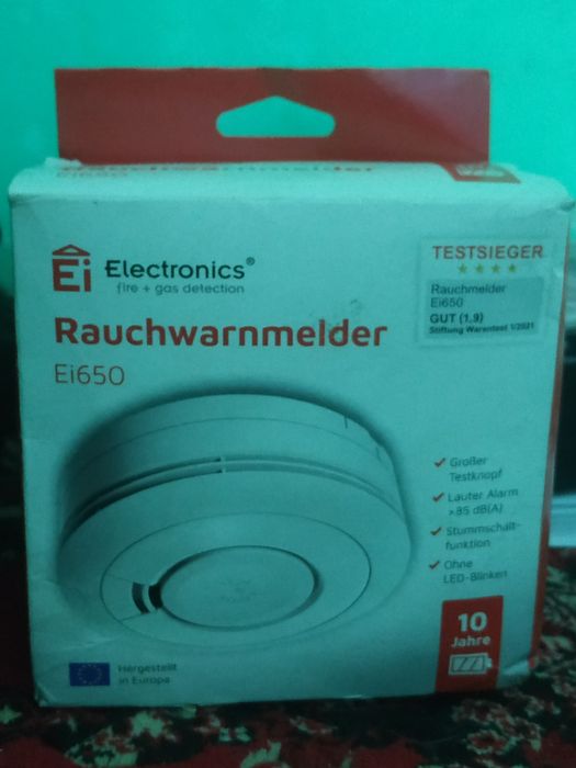 Бездротовий датчик диму. 390 грн.