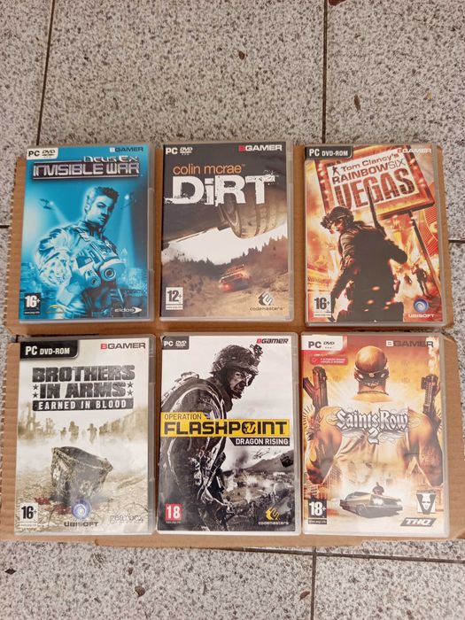 Lote 6 Jogos Computador