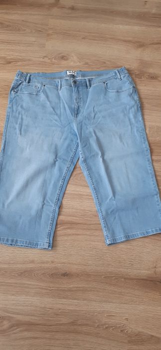 Bermudy jeansowe duże