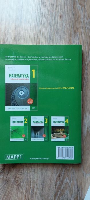 Matematyka 1 - zakres podstawowy