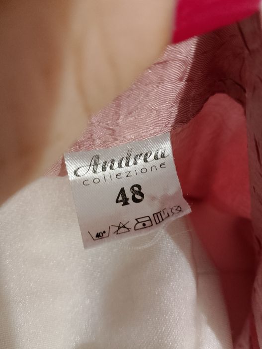 Bluzeczka koszulowa pudrowy róż rozmiar XXL -4XL