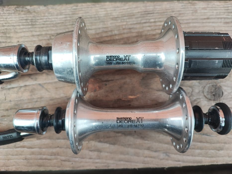 Piasty kół rowerowych Shimano Deore XT M732 7s 32H Retro MTB