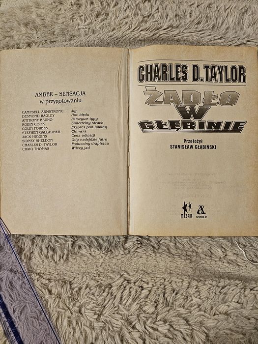 książka „Żądło w głębinie” – Charles D. Taylor