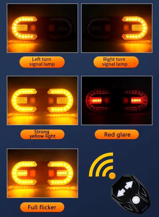 Вело габарит с поворотниками