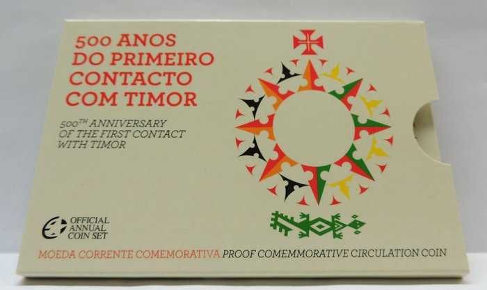 Moeda Comemorativa de 2€ “Timor” 2015 (Proof, Fundo Espelhado)