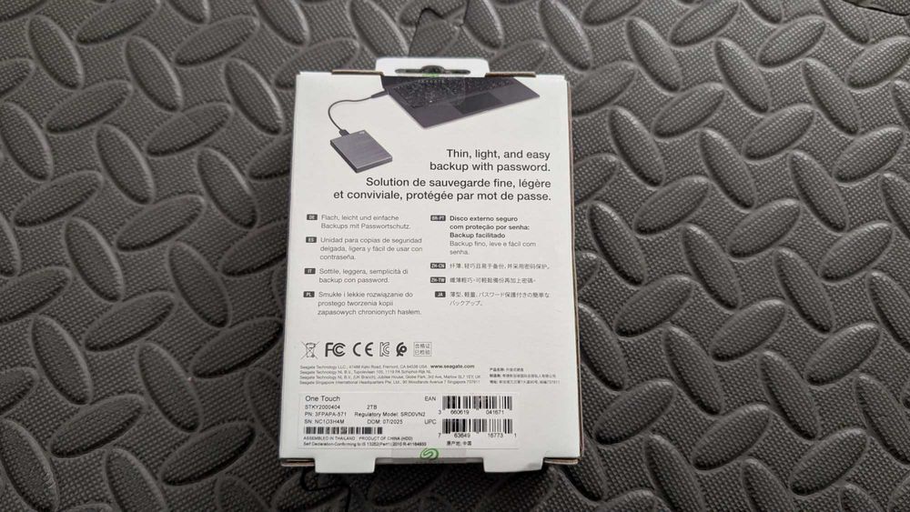 [Novo] Disco Externo 2.5" Seagate One Touch 2TB USB 3.0 Preto