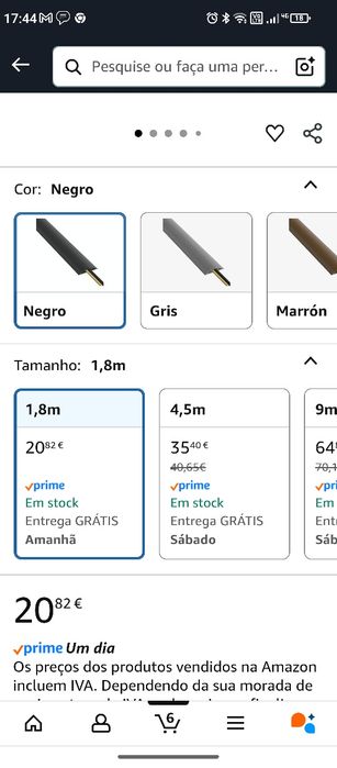 Canaleta passa cabos D-line 1.8m proteção solo
