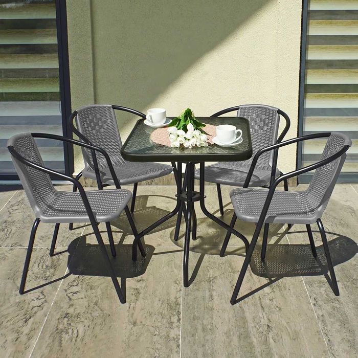 Комплект мебели садовой стол + стулья для террасы, кафе, балкона