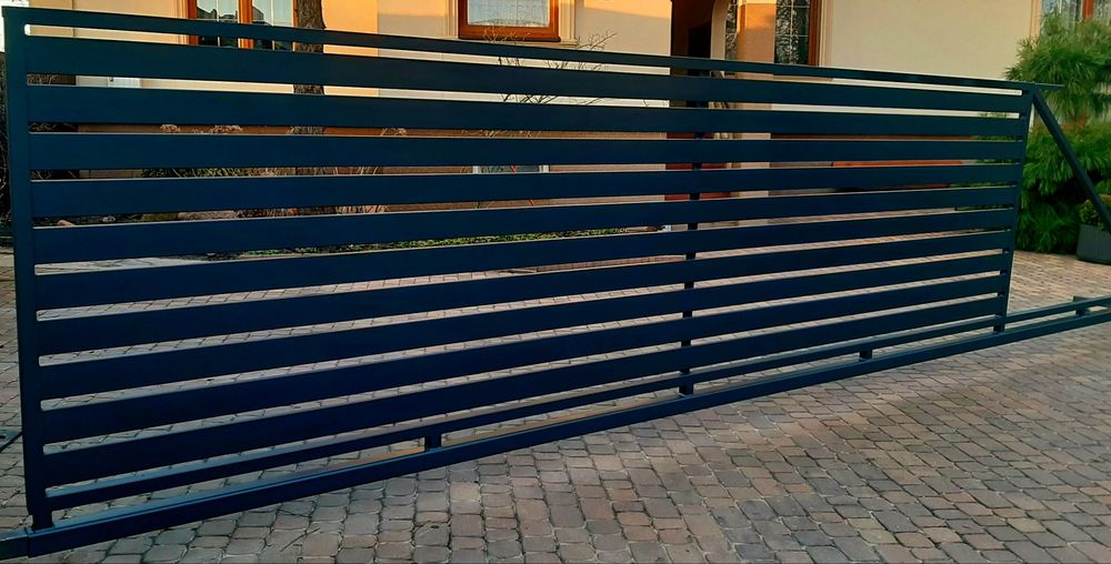 Brama Przesuwna 4-6m Ocynk Malowana Proszkowo Cała Polska Montaż