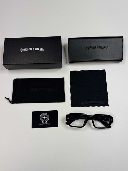 Окуляри CHROME HEARTS з широкою оправою для статусу очки хром хартс