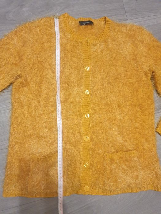 Sweter damski L sweterek puszysty miękki rozpinany